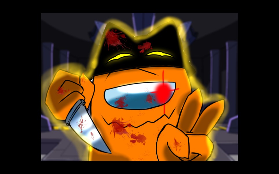 among us/粉丝绘画过程第五期_哔哩哔哩_bilibili