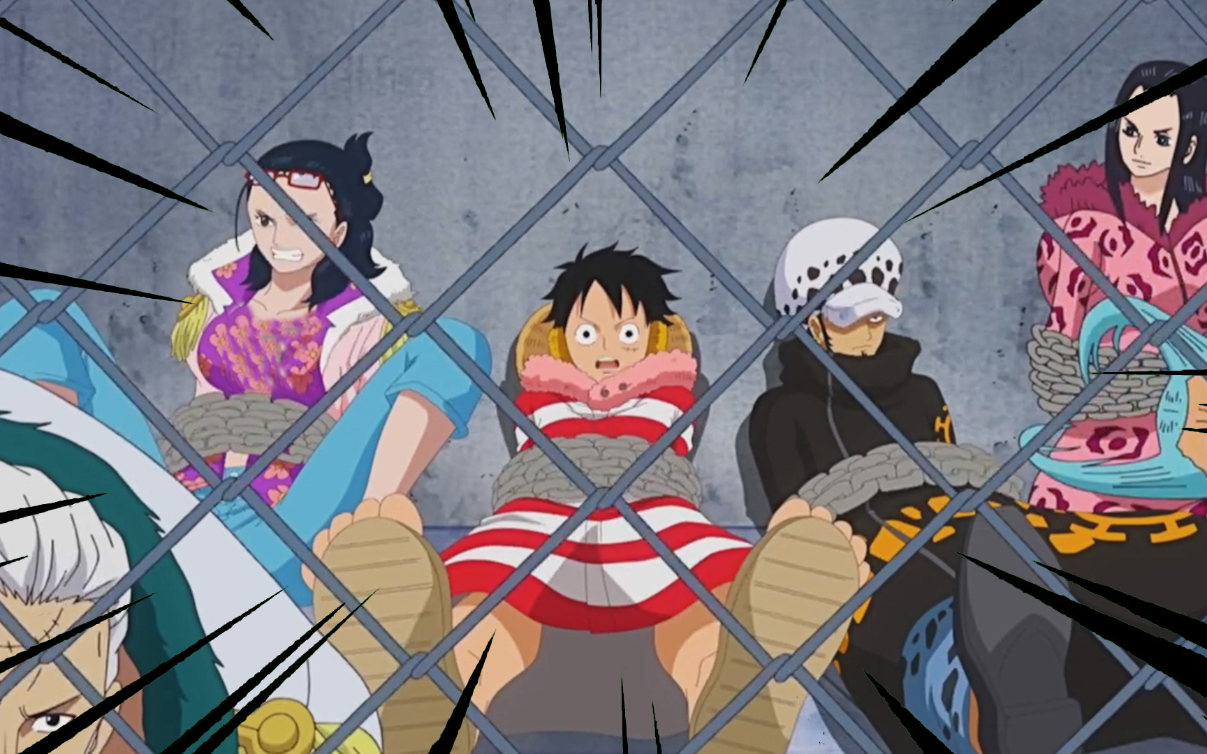 海贼王:王路飞罕见的进监狱名场面!你认为哪个时刻更胜一筹?