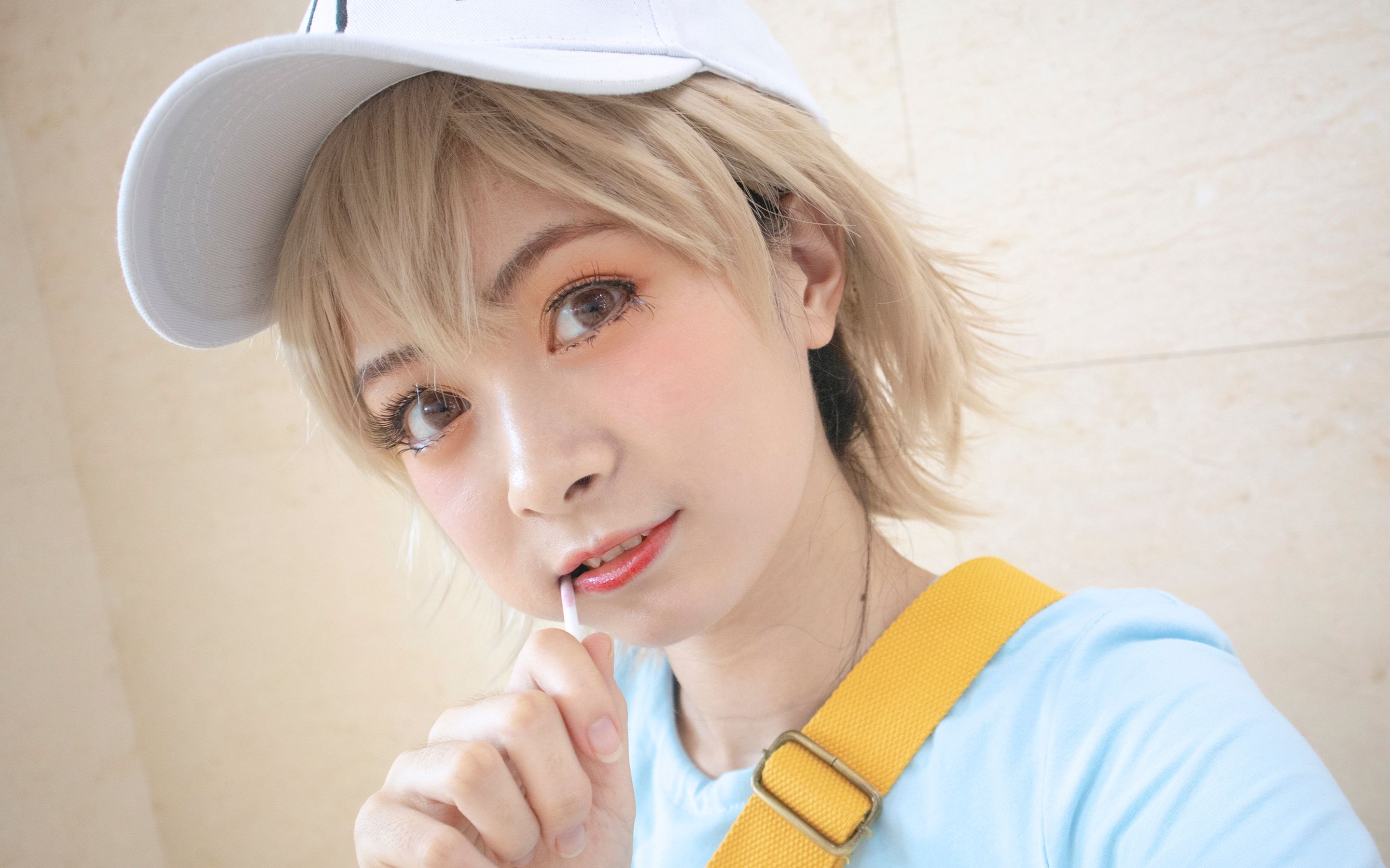 之浅酱#血小板cos妆 下垂眼萌妹无限可爱!_哔哩哔哩_bilibili