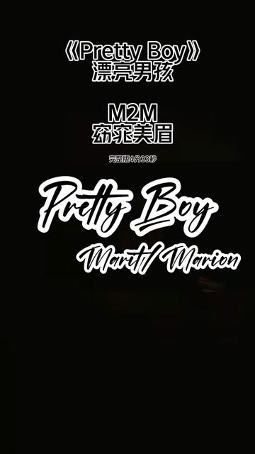 欧美经典歌曲《Pretty Boy》漂亮男孩,2000年曾火遍全球的英文歌曲,是多少80年后的回忆.哔哩哔哩bilibili