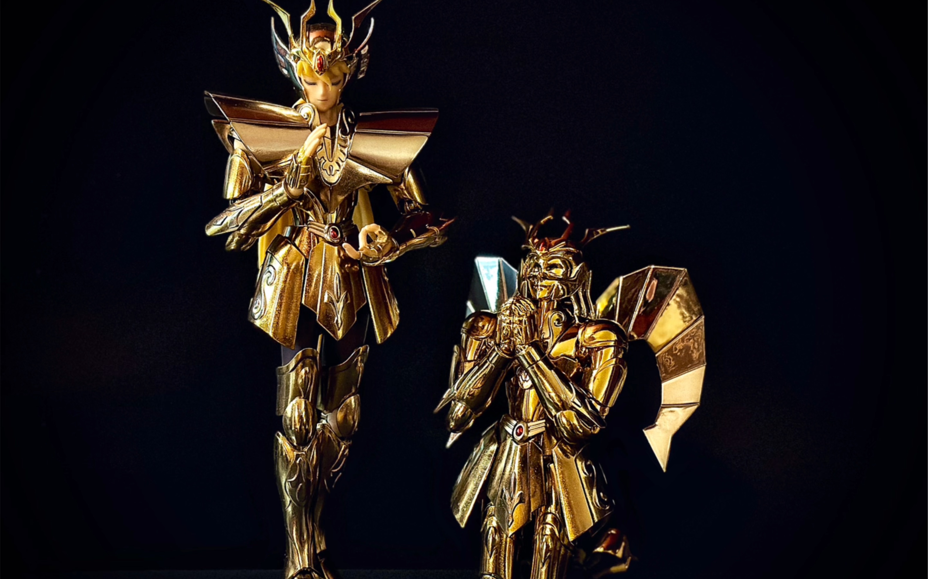 万代圣斗士圣衣神话ex 黄金圣斗士重生版双形态 另配金属素体