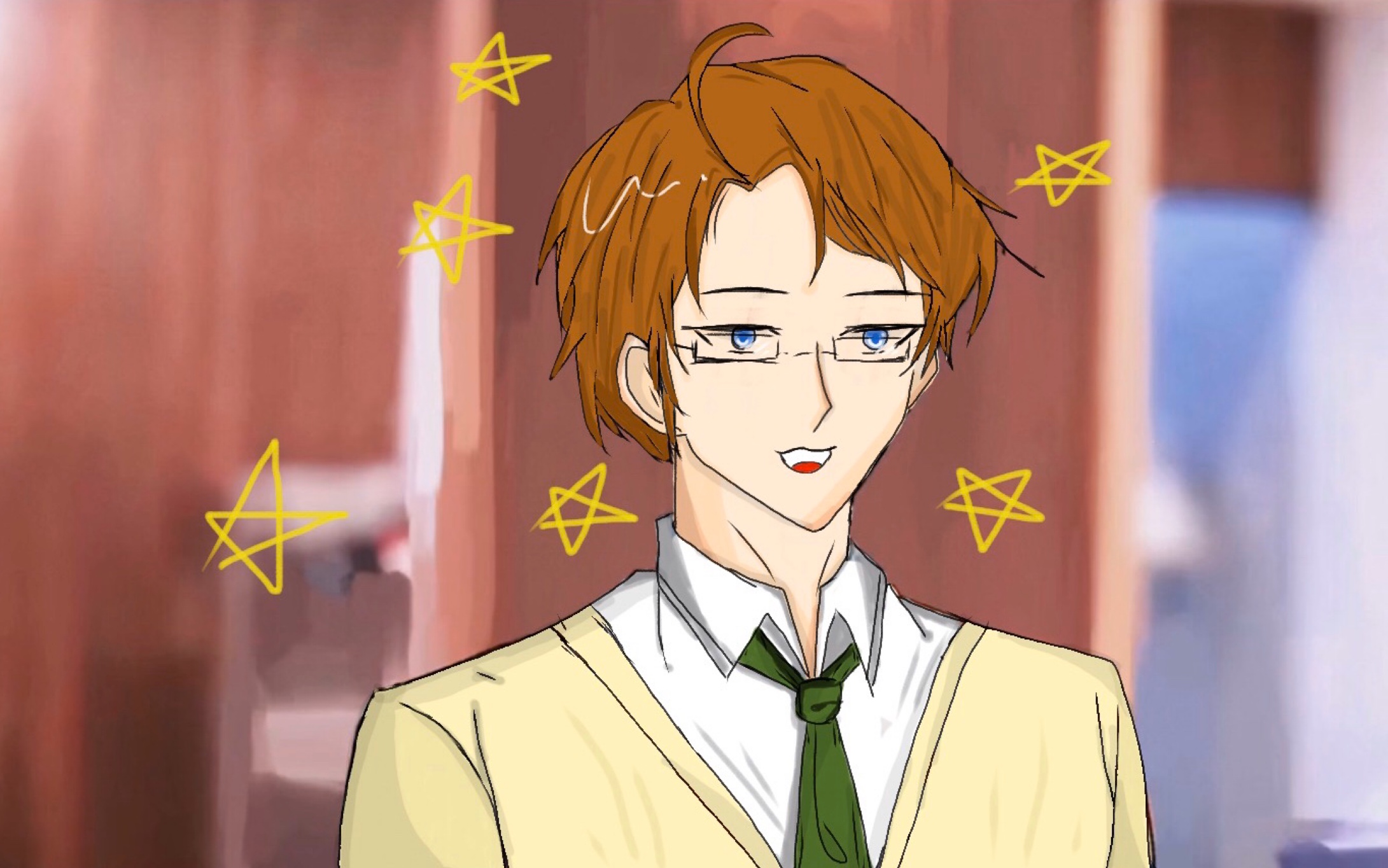 米英(味音痴)手书—qq26乀26乀好喝到咩噗茶