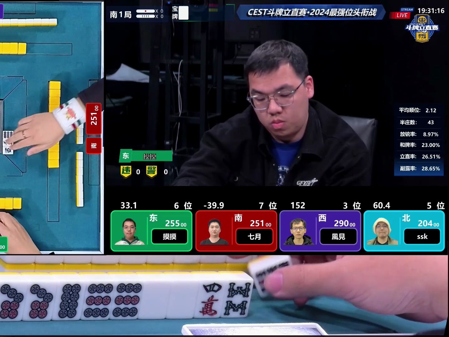 摸摸主视角-呆呆解说【2024年3月30日最强位头衔赛-晚上场】