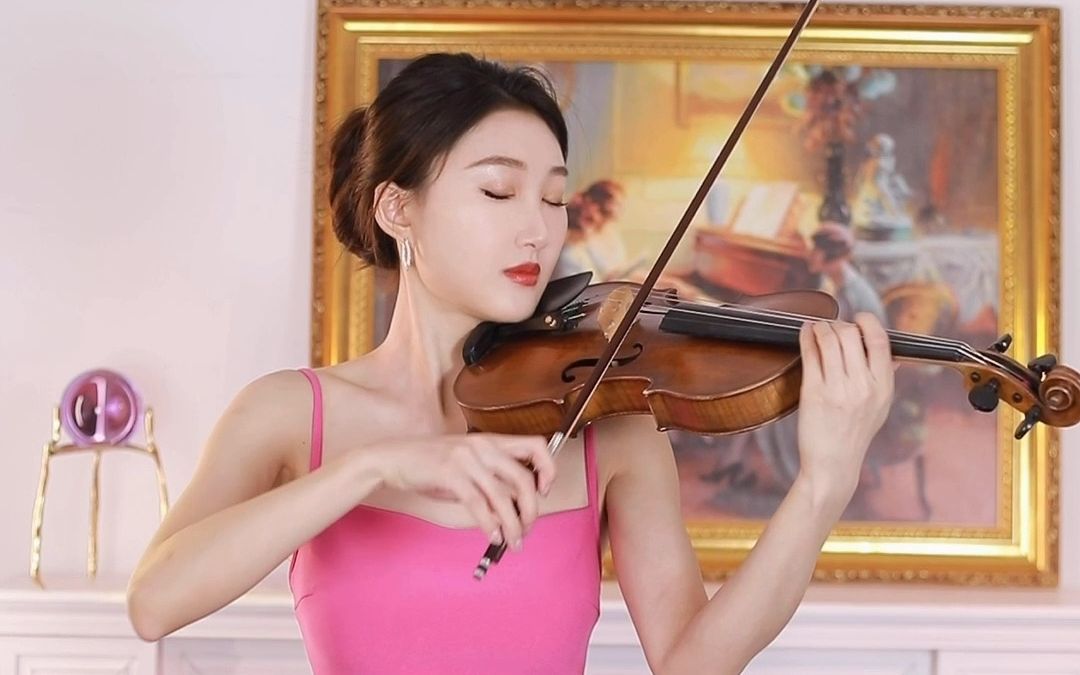 小提琴秋意浓图片