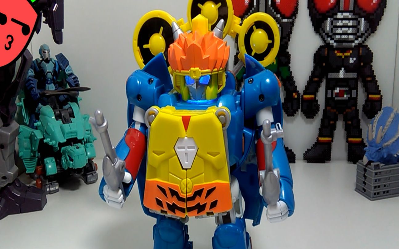 349模玩分享dx时间飞船24蓝雷王_哔哩哔哩 (゜