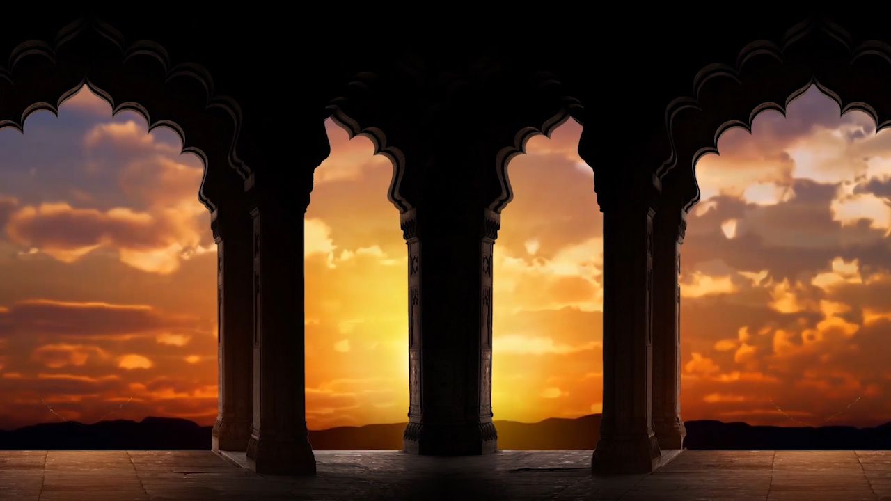 印度舞《花儿花儿》少儿舞蹈儿童舞视频背景画面