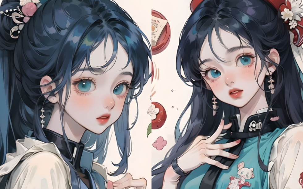 百变少女,每天都有新的惊喜|ai绘画