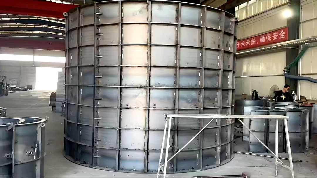 蓄水池模具 圆形蓄水池钢模具介绍