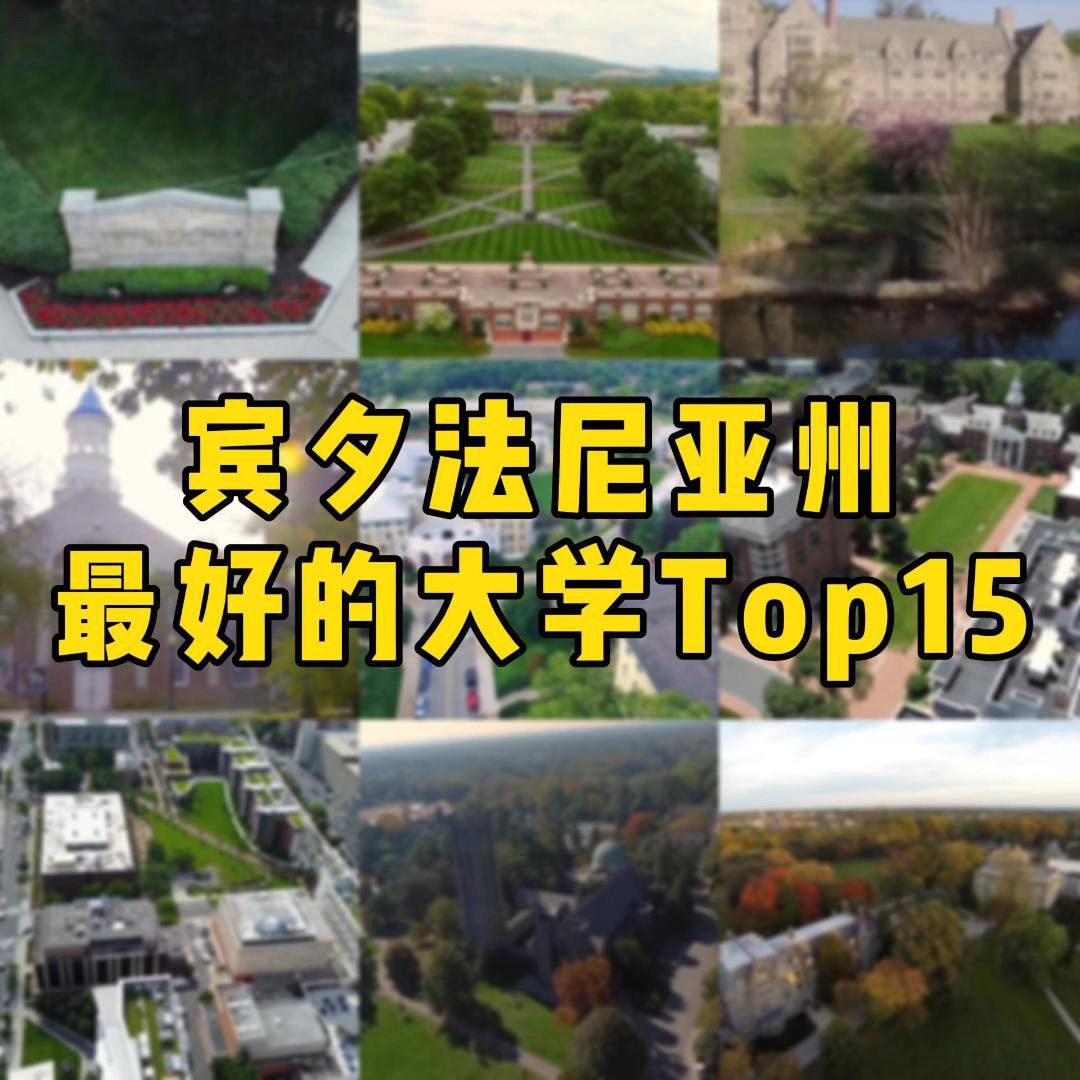 [图]宾夕法尼亚州最好的大学Top15！全球顶尖的商学院和计算机学院都在这里！