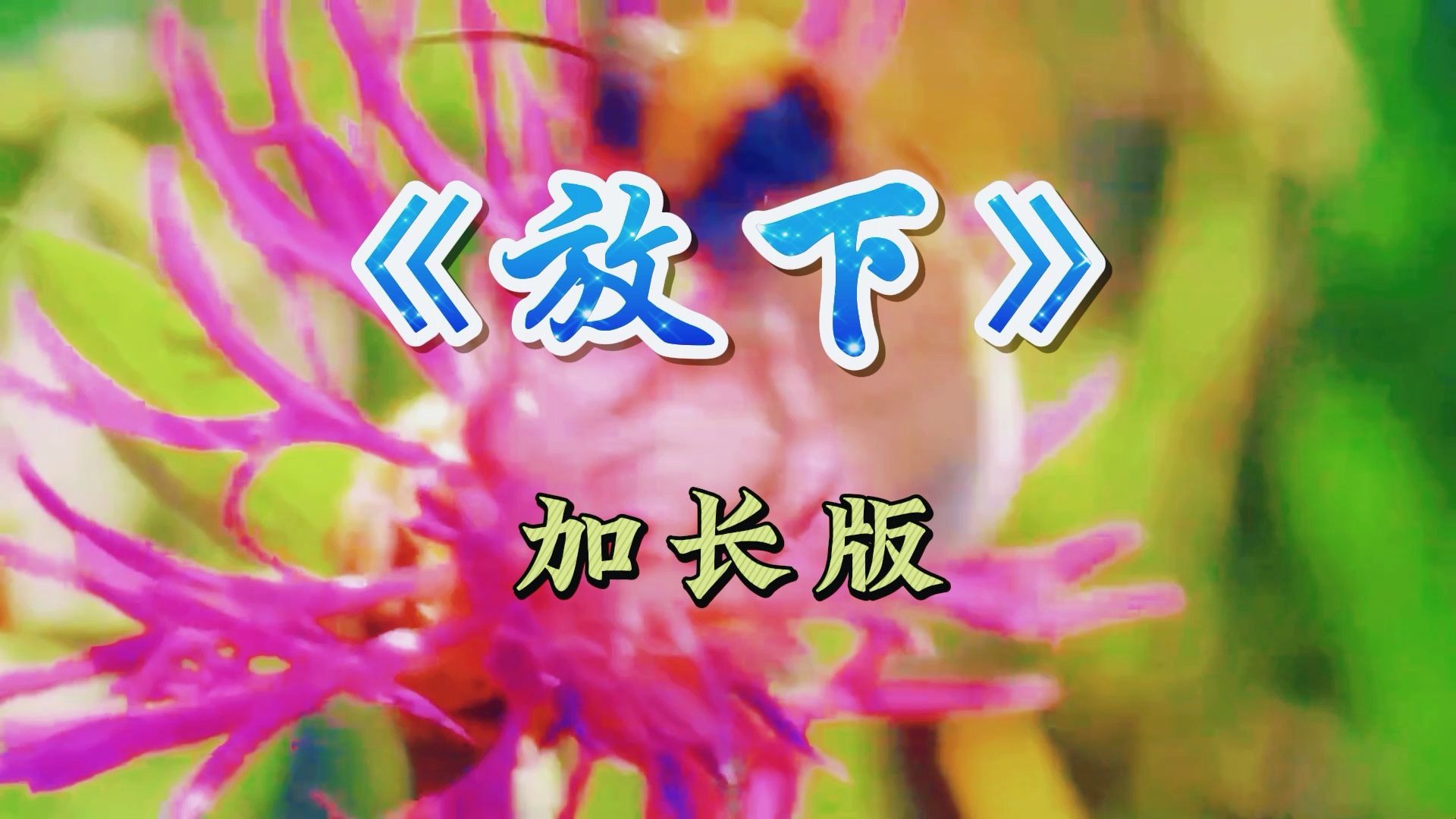 歌曲放下原唱(歌曲放下原唱印良法)