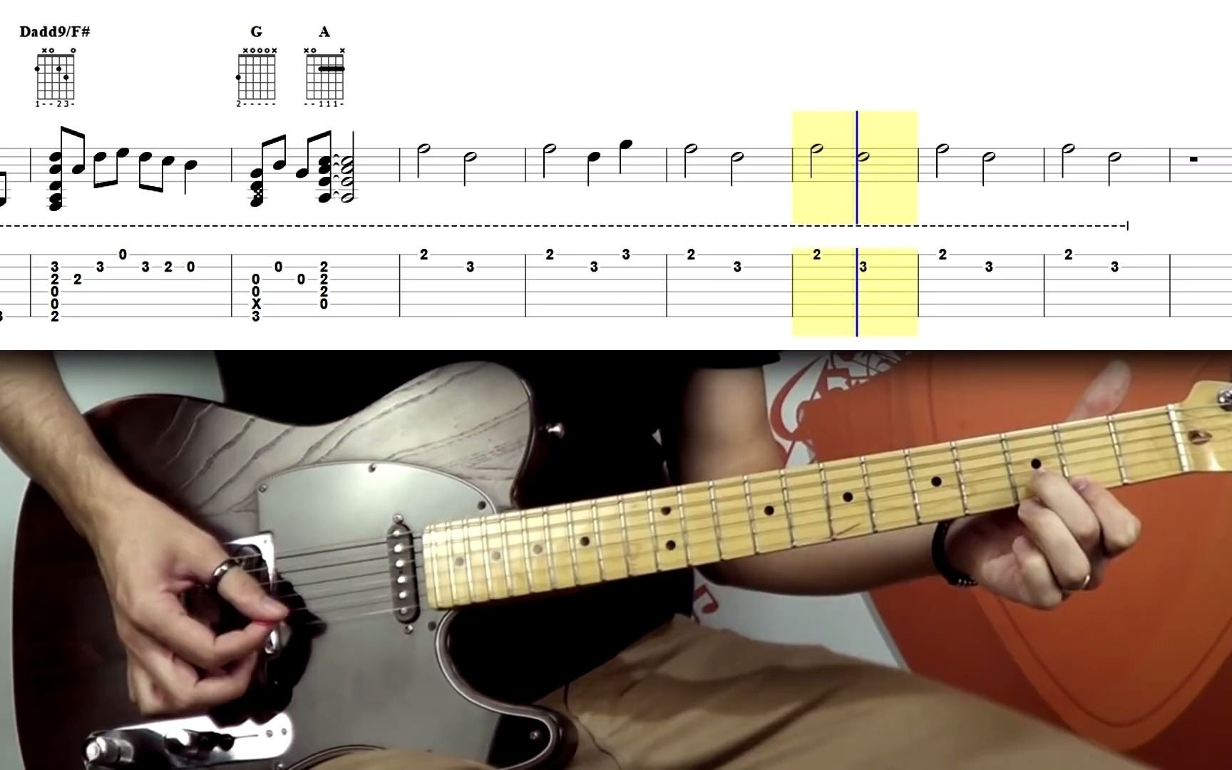 [图]COVER TAB Under Pressure Guitar Cover with Tabs_1080p