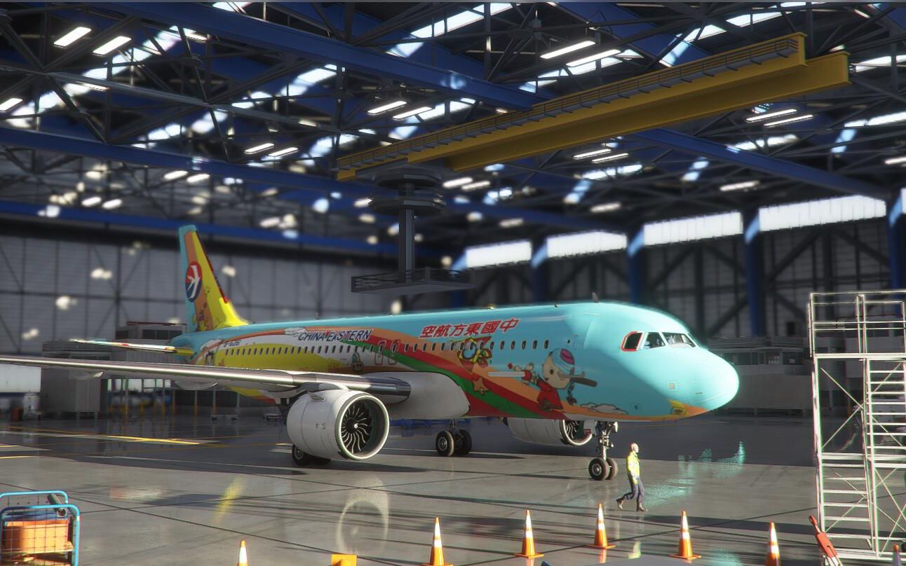 微软模拟飞行2020:a320高难度彩绘机涂装资源大放送