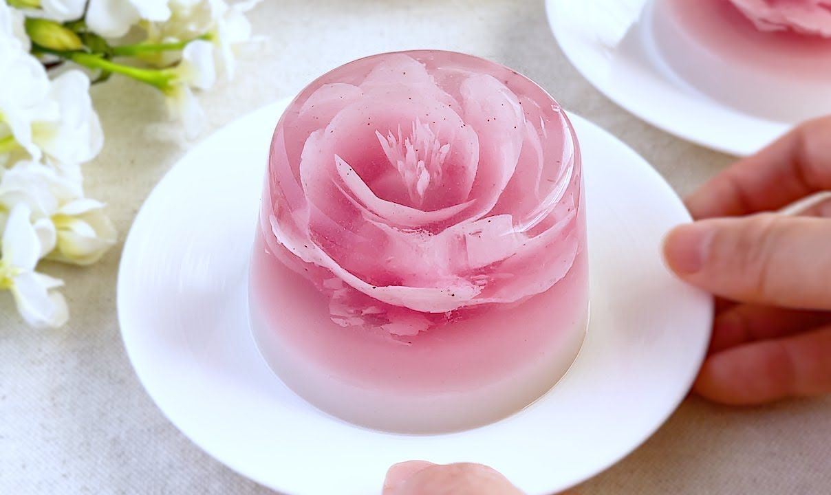 哇,花燕菜糕的制作,最后的成品美呆了!