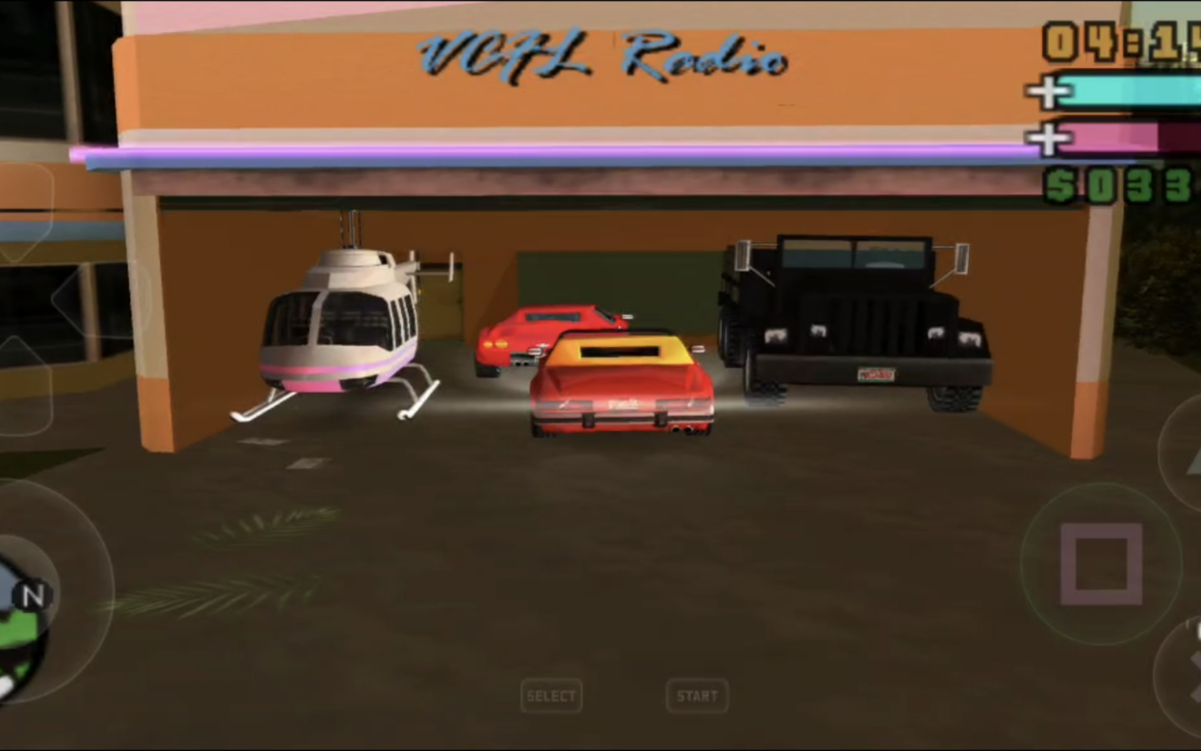 【gtavcs】psp美版100%完成度隐藏车存档成果