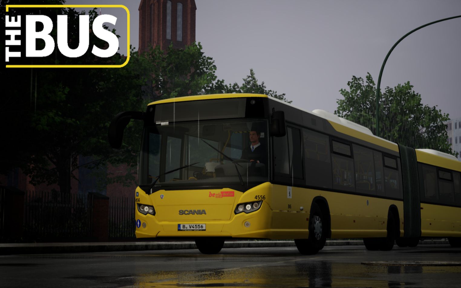 thebus这居然是模拟驾驶类游戏超级真实的雨天行车