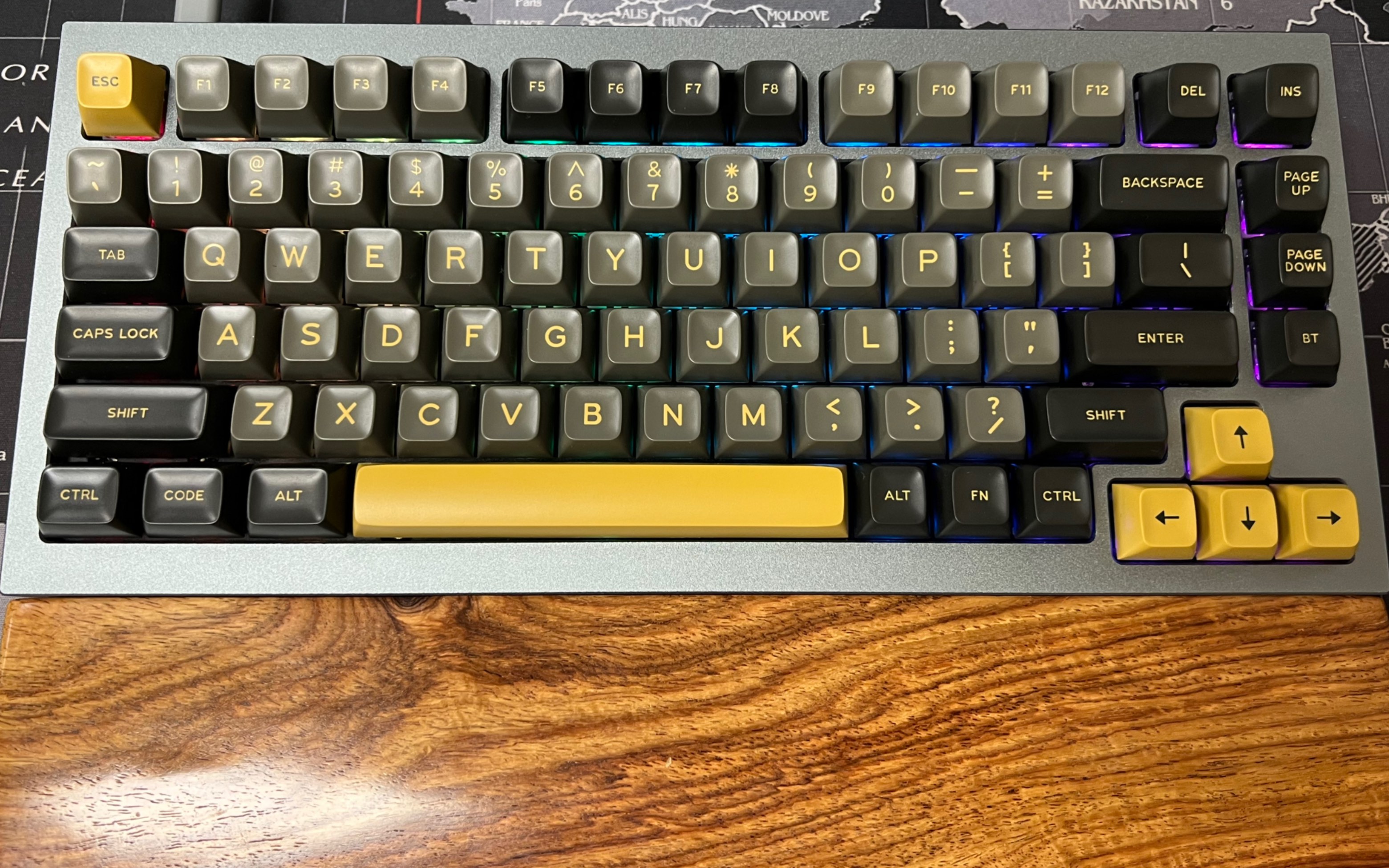 打字音京造q1声音包g银pro爱菲黑微光键帽