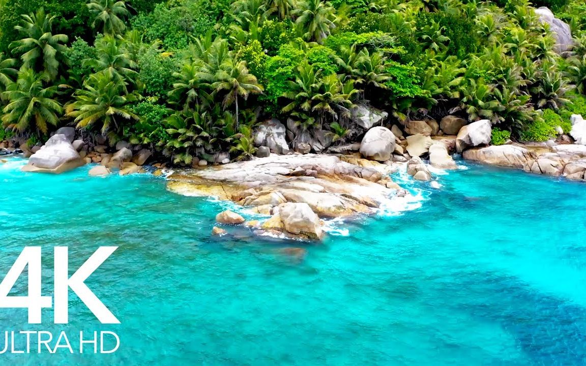 [图]完美的天堂海滩场景4K放松