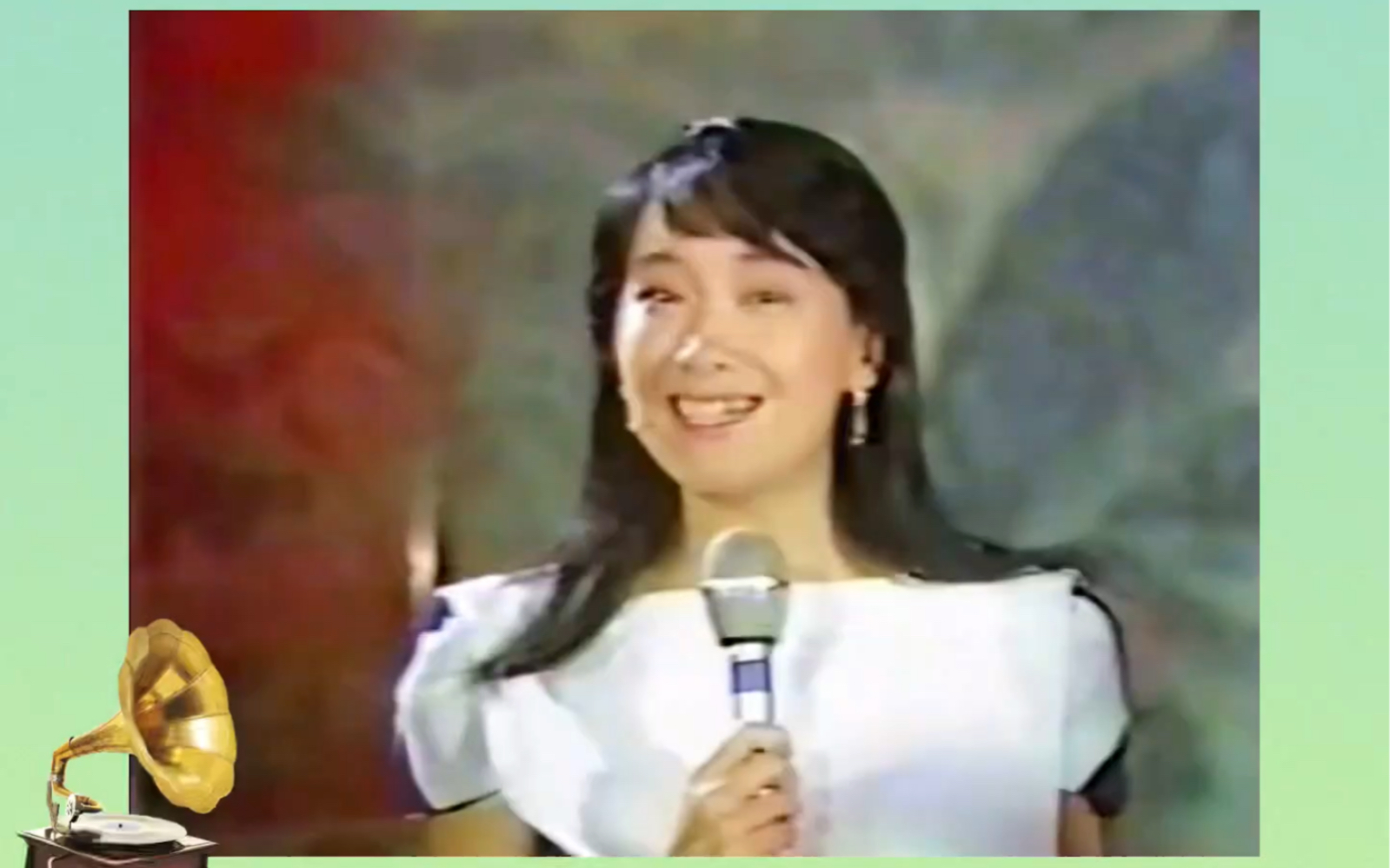 [图]1984年陈美龄在中央电视台演唱歌曲《虞美人之花》