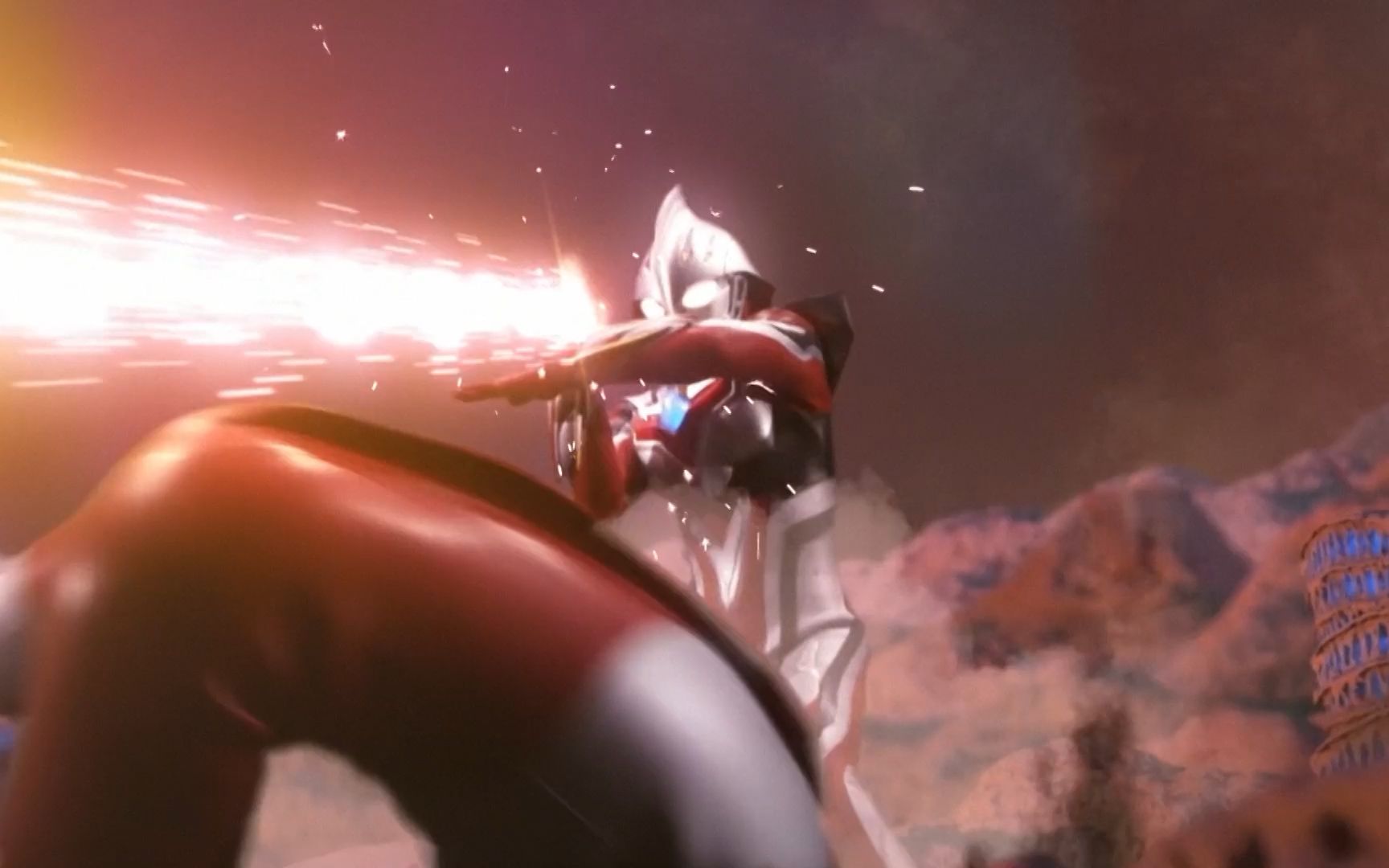 如果说初代的斯派修姆光线是最经典的,那么奈克瑟斯十字风暴就是最帅