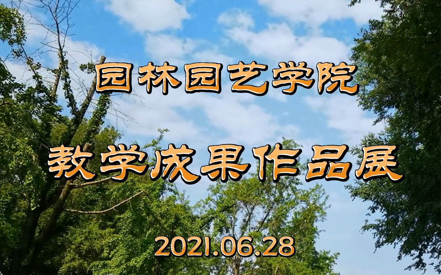 扬州市职业大学园林园艺学院教学成果展哔哩哔哩bilibili