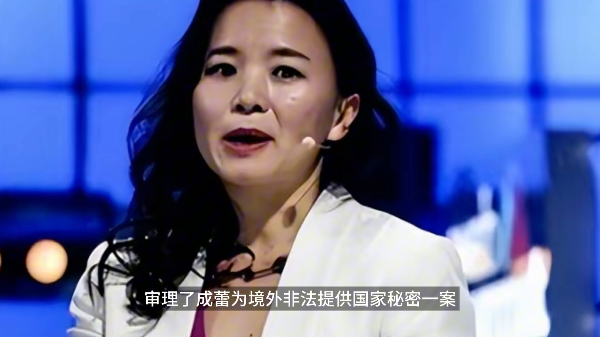 央视主持人成蕾为国外间谍