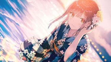 Summer with You（Hiten老师线稿_哔哩哔哩_bilibili