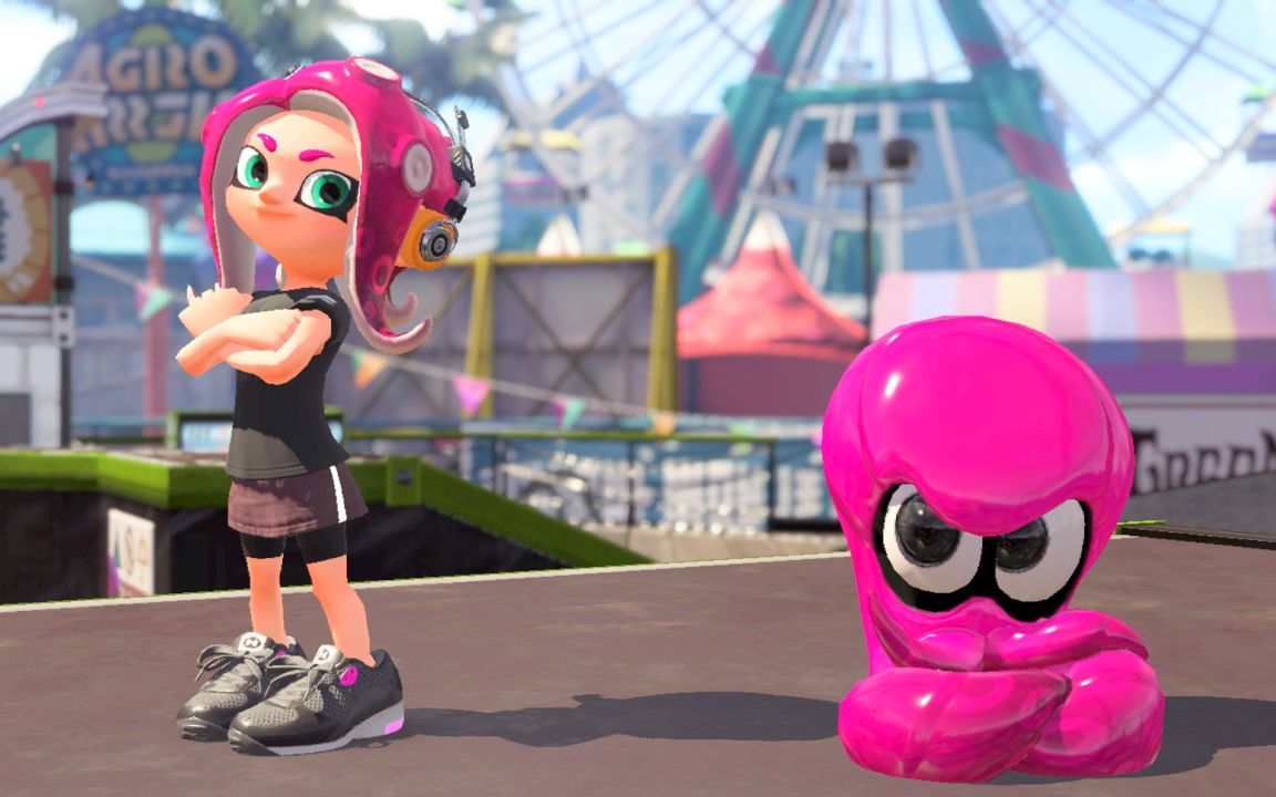 splatoon2ちょこぺろ作为对手的真格对决