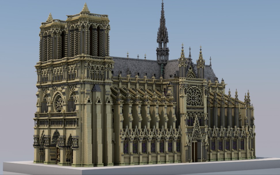 mc 巴黎圣母院_哔哩哔哩bilibili_我的世界