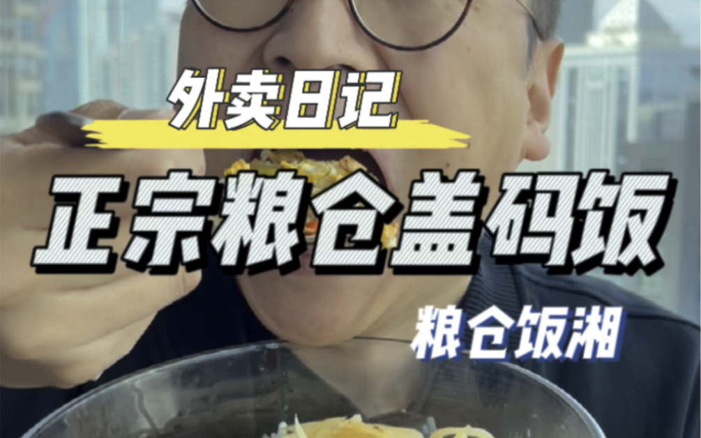 [图]【魔都外卖】原来这才是正宗的粮仓盖码饭，不窜稀！