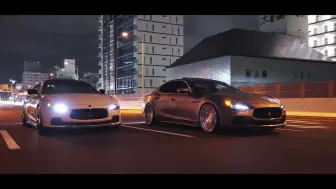 Video herunterladen: Night Run. MASERATI GHIBLI