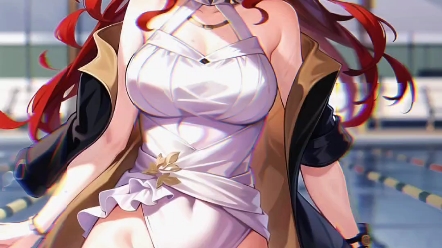 崩坏星穹铁道姬子性感泳衣一起游泳嘛