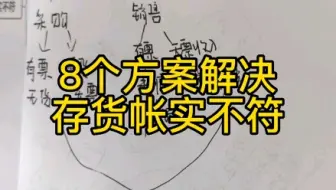存货账实不符，如何解决？
