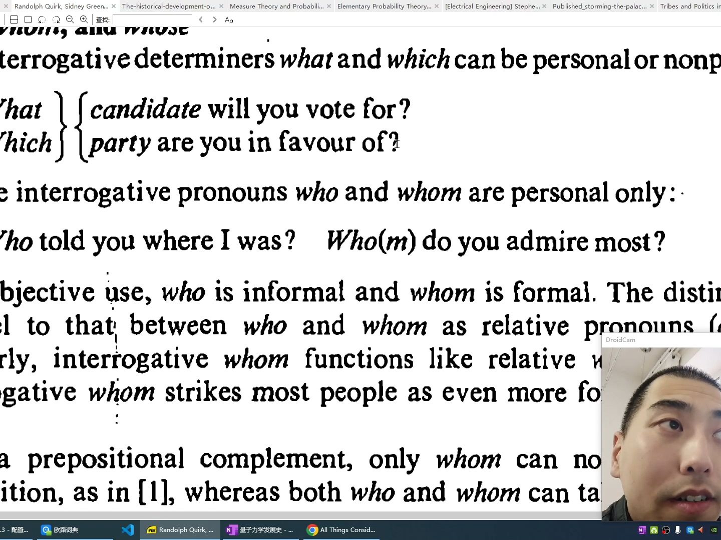 作为疑问代词的who/whom/whose