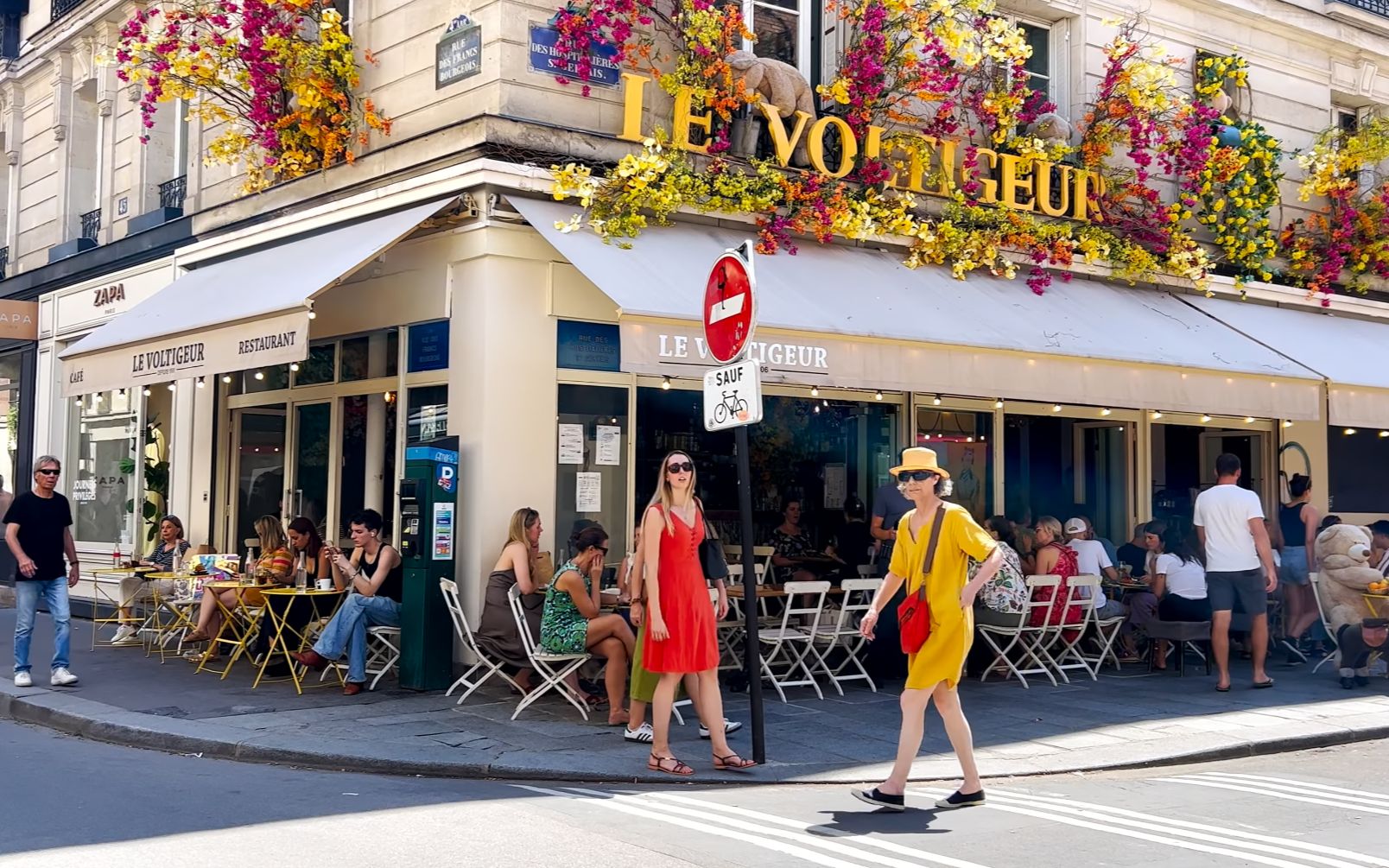 9193 法国巴黎玛黑区夏日漫步 4k hdr 60 fps