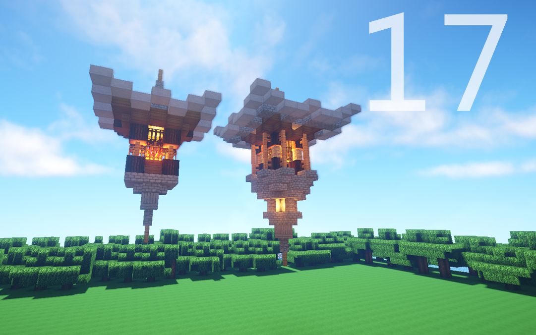 【豹先生】minecraft建筑小课堂——第十七期(天灯两枚)