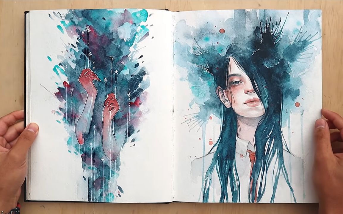 kelogsloops的水彩绘本