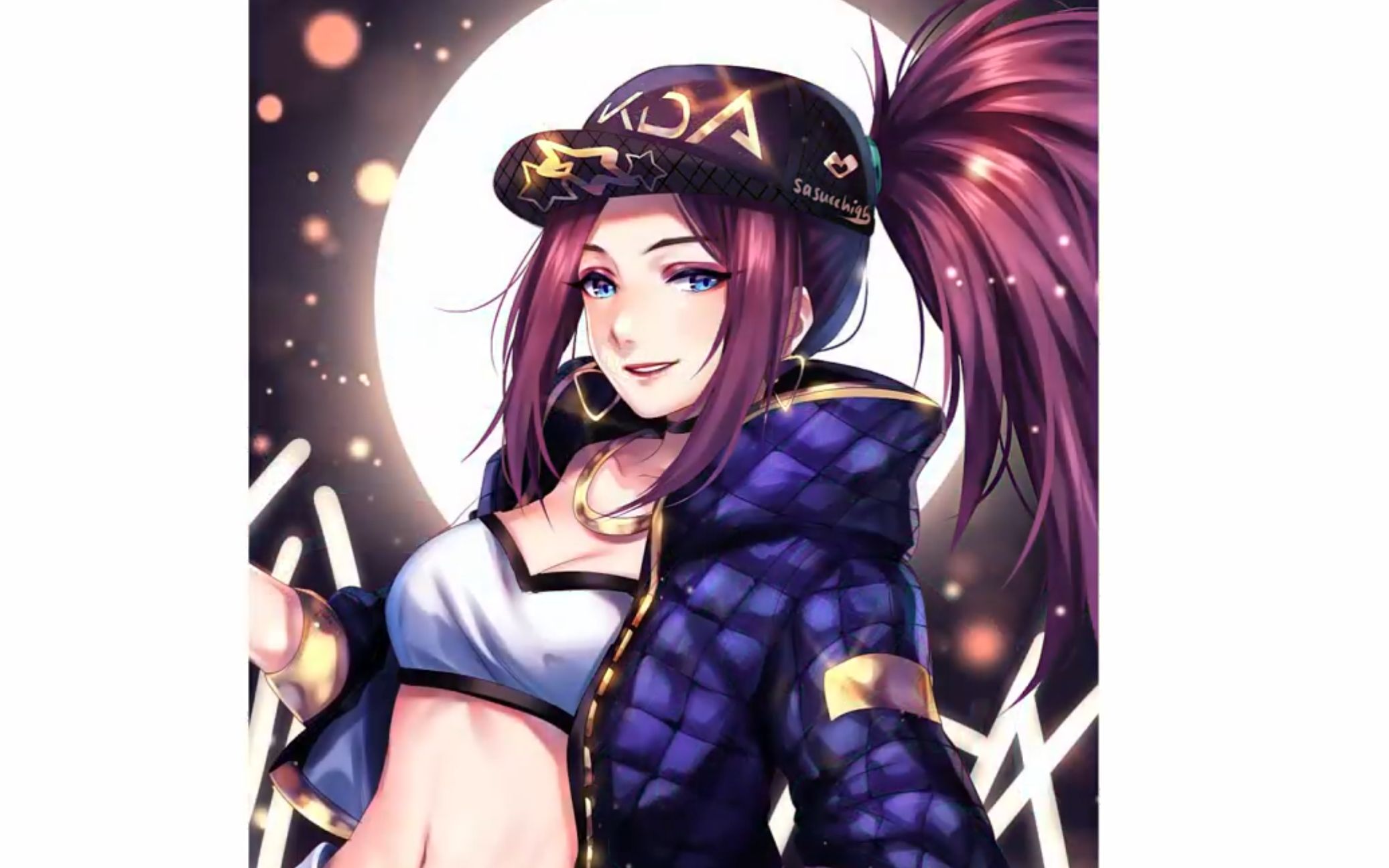 【别人家的速涂】kda 阿卡丽同人速涂 绘制过程_哔哩哔哩 (゜-゜)つロ