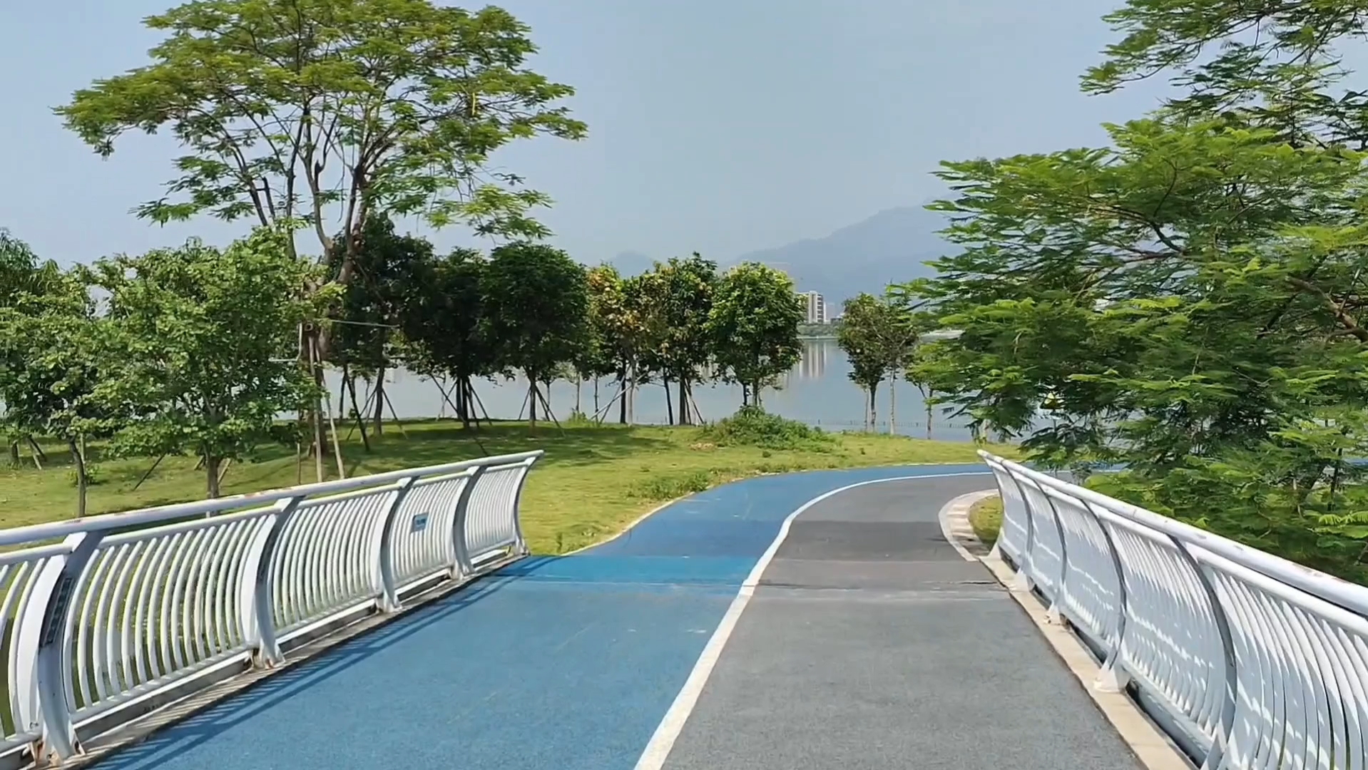 肇庆新区砚阳湖面积真的很大,值得一游