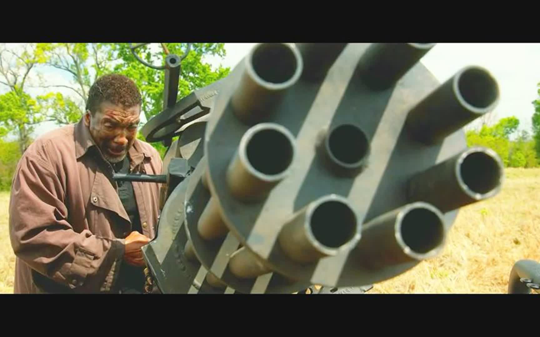 够猛够狠够彪悍 这才叫加特林重机枪 全程惊险刺激高能精彩震撼