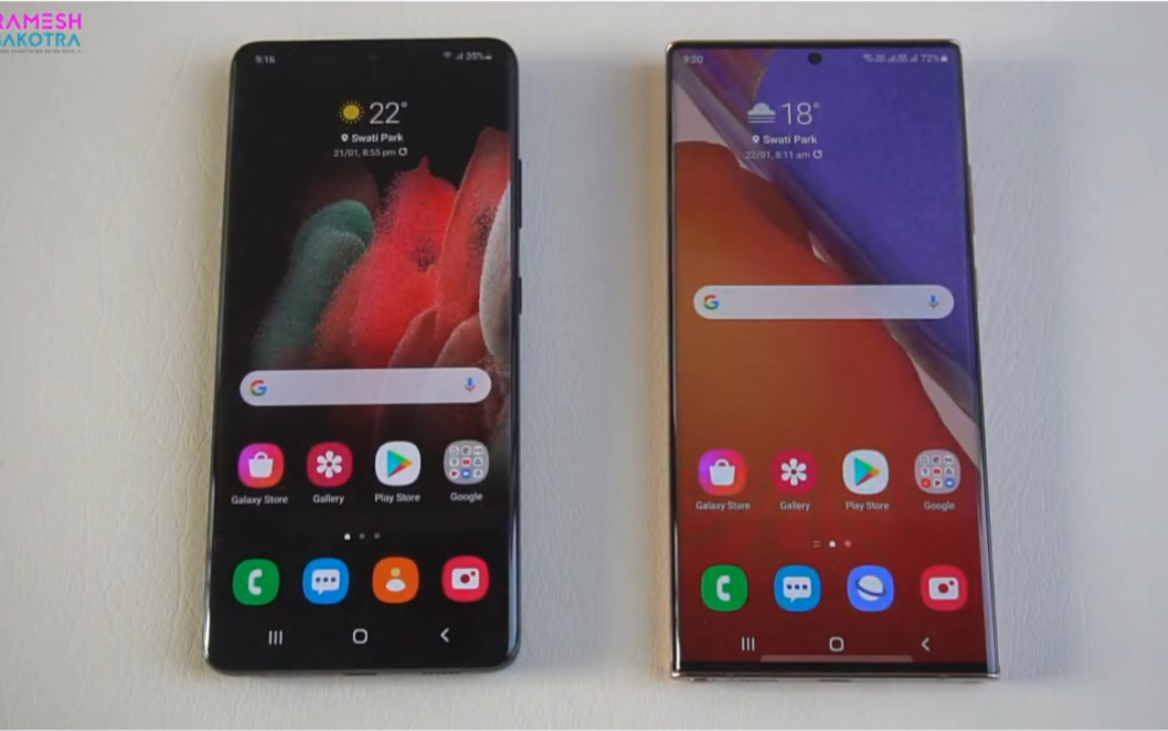 [图]三星S21 Ultra vs Note 20 Ultra