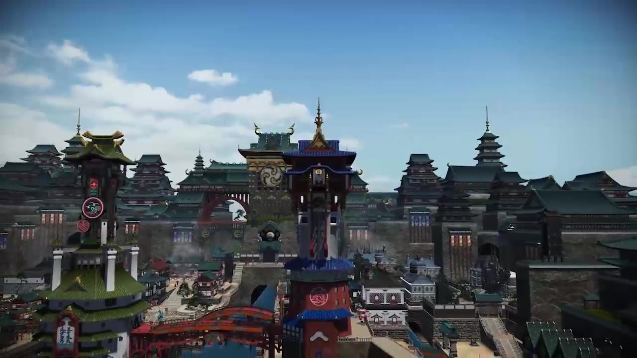 [图]【60P】 最终幻想14 4.0 红莲之狂潮 新场景预览 FINAL FANTASY XIV: Stormblood - A Tour of the East