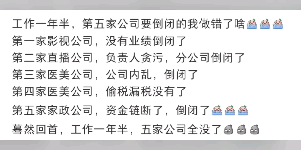 工作一年半干倒五家公司,王多鱼当年找的是不是你哔哩哔哩bilibili