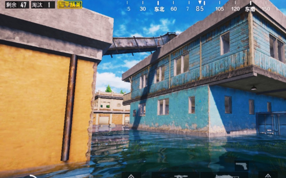 和平精英 60fps 超高清 水反效果 下的水城是什么样子?