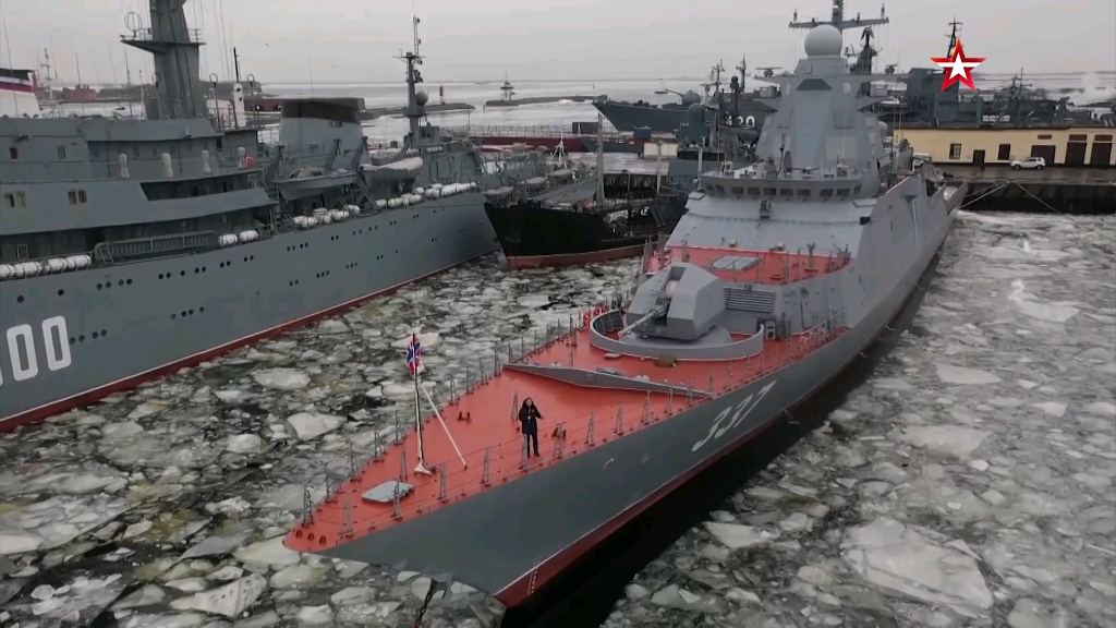 俄罗斯红星电视台记者介绍20385型"雷鸣"号护卫舰_哔哩哔哩_bilibili