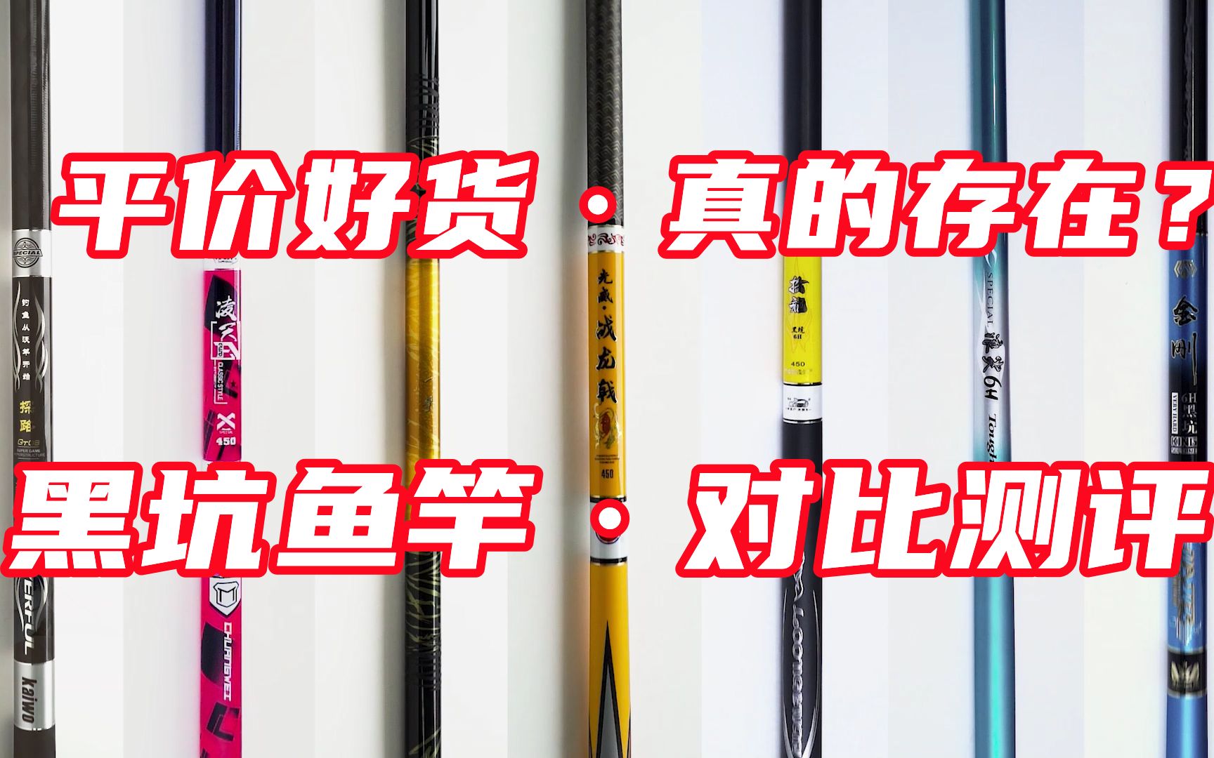 黑坑鱼竿低于1000元就是垃圾?专业测评帮你选出平价好货!哔哩哔哩bilibili