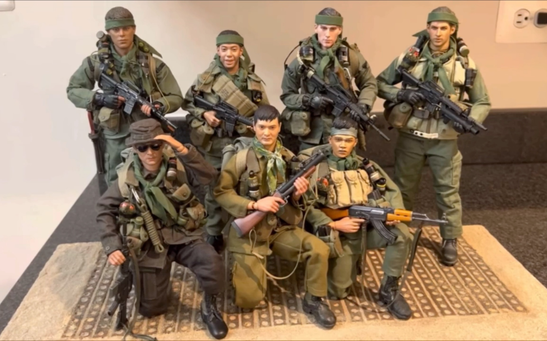 【macvsog】爱达荷队(1968)全队1/6兵人大作,sog队员全装参考(自制