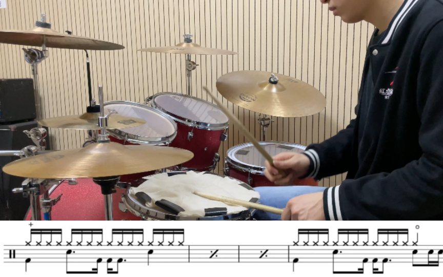 [图]【鼓谱】 Letting Go - 蔡健雅（★★★☆☆）Drum Cover