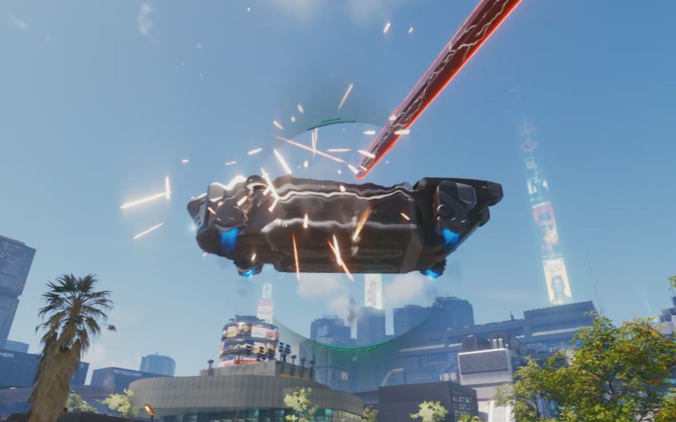 赛博朋克2077 送完暴恐机动队的浮空车去哪了?