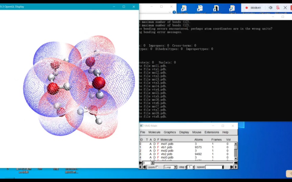 使用Multiwfn+VMD绘制8水分子团簇静电势图哔哩哔哩bilibili