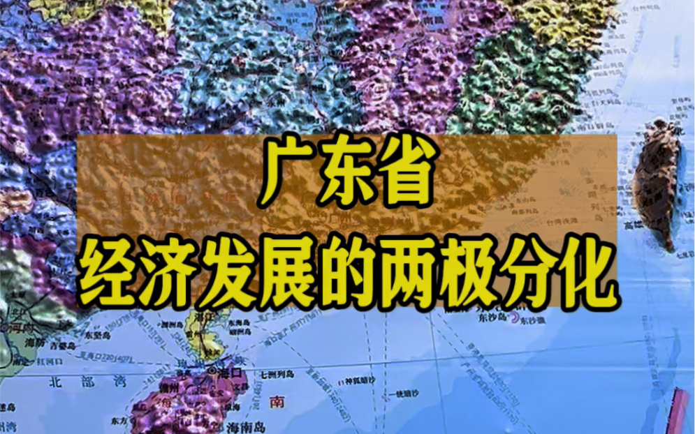 [图]广东省经济发展的两极分化：珠三角与其他地区的巨大差距